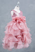 Girls Elegant Sequin & Ruffle Gown 2-14